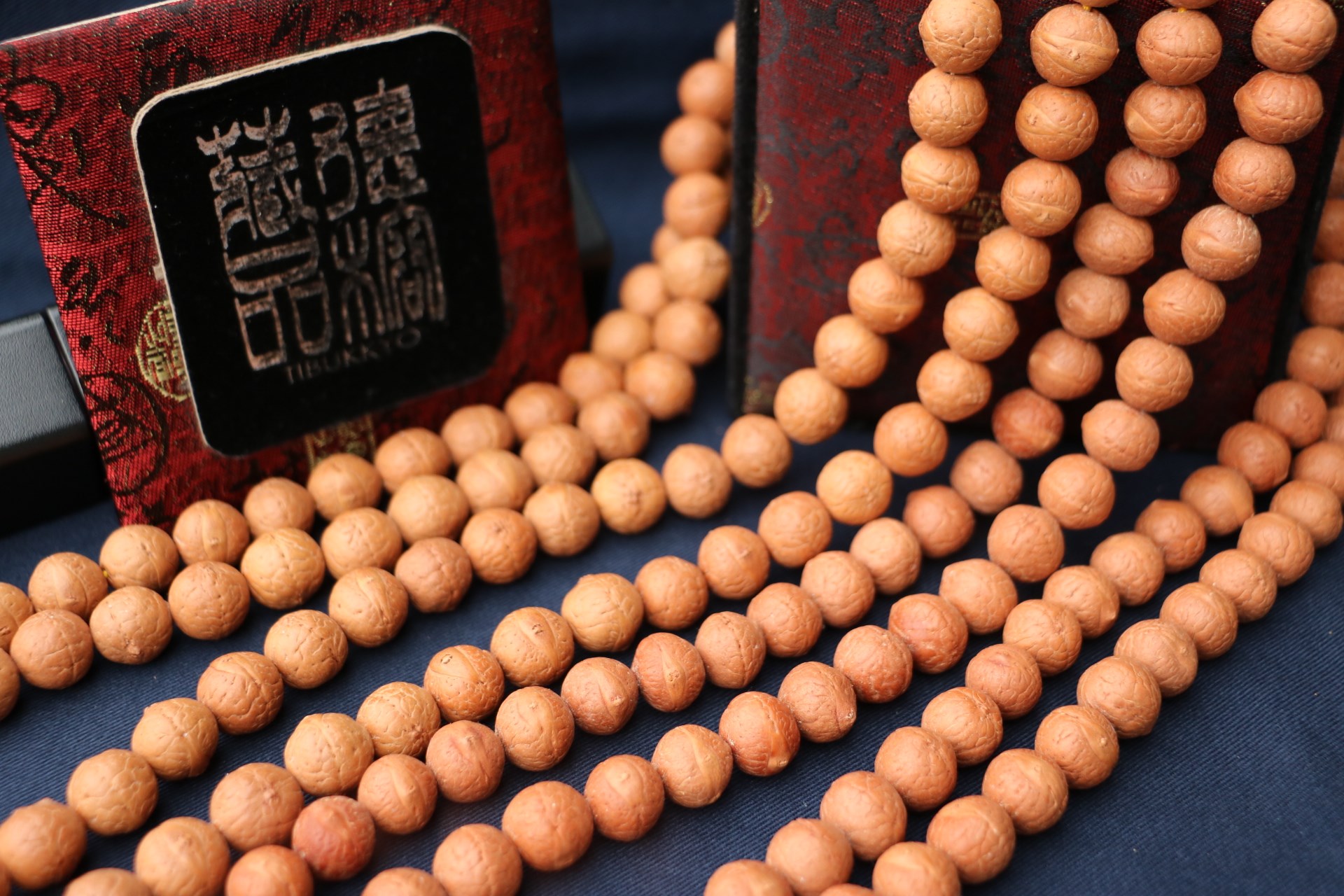 Taiwan Derong Collection｜Nepal Orthodox Hyacinth Bodhi 14mm Round Beads｜108 Rosary Beads