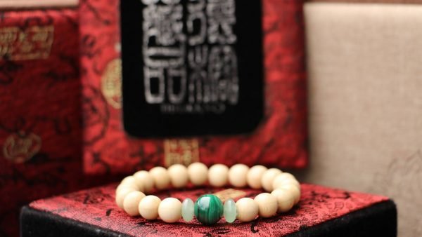 台灣德榕藏品｜新籽普通貨六道木8mm圓珠｜原礦無染色孔雀石