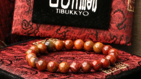 台灣德榕藏品｜原礦戰國紅瑪瑙手珠8mm圓珠｜戰國紅手串｜15.4克