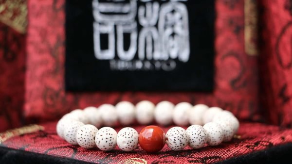 台灣德榕藏品｜4A+星月菩提手珠8mm圓珠｜原礦無染色南紅瑪瑙