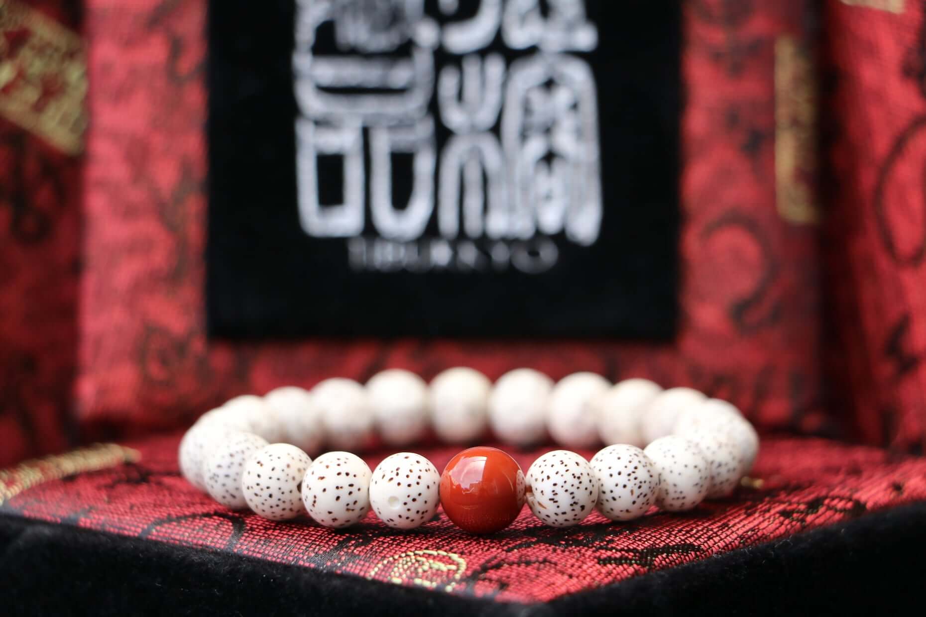 Taiwan Derong Collection | 4A+ Xingyue Bodhi Hand Beads 8mm Round Beads | Raw ore undyed southern red agate