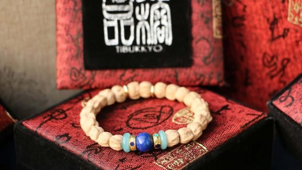 台灣德榕藏品｜西藏熱振柏香籽9x6mm矮樁型｜原礦無染色青金石