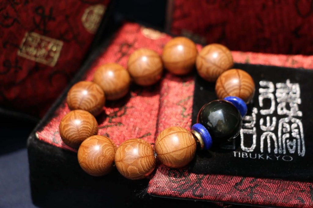 Taiwan Derong Collection｜Special Seiko old material full of flowers six wood 18mm hand bead type｜Original non-dyed obsidian beads