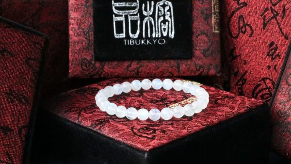 台灣德榕藏品｜原礦無染色白月光石手珠6mm圓珠｜Moonstone beads