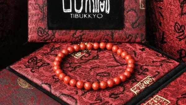 台灣德榕藏品｜精品柿子紅南紅瑪瑙手珠6mm｜精品柿子紅滿色滿肉