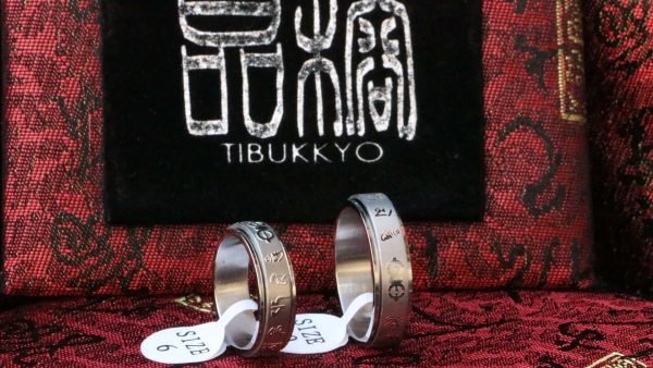 台灣德榕藏品｜轉經輪戒指316L精鋼戒指｜六字箴言戒指