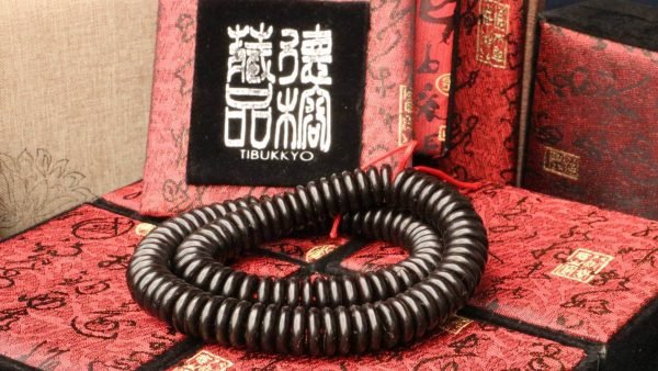 台灣德榕藏品｜無染色椰殼菩提子14x4mm藥片｜108顆