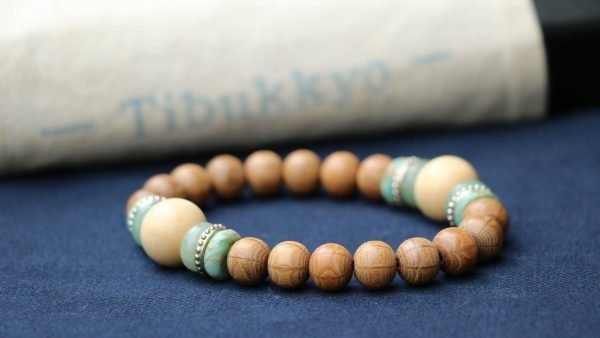 台灣德榕藏品｜精工新籽滿花六道木8mm手珠型｜新籽六道木隔珠｜帝皇石隔片｜東陵玉隔片