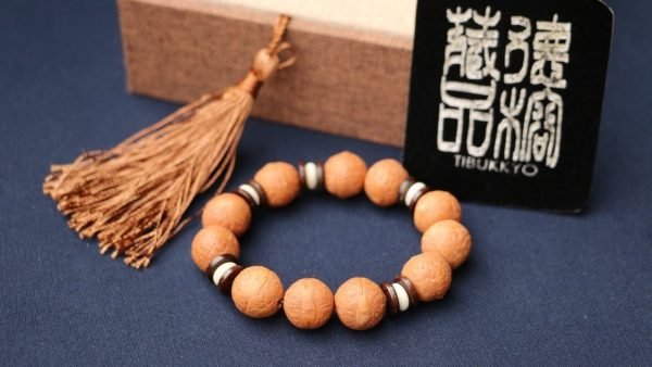 台灣德榕藏品｜尼泊爾正統鳳眼菩提手珠14mm｜椰殼隔片