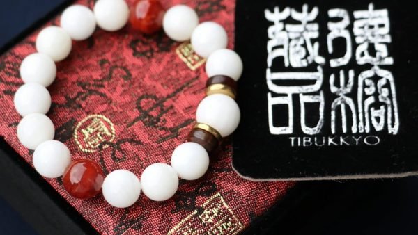 台灣德榕藏品｜全玉化硨磲手珠10mm圓珠｜精品涼山料南紅瑪瑙