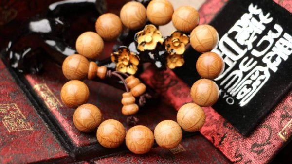 台灣德榕藏品｜特精工老料滿花六道木15mm手珠型｜素珠