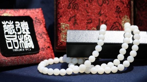 台灣德榕藏品｜全玉化硨磲8mm圓珠108顆｜素珠