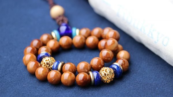 台灣德榕藏品｜精品庫克10mm27顆｜藍琉璃隔珠｜鏤空黃銅隔珠