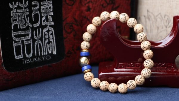 台灣德榕藏品｜A+星月菩提手珠8mm圓珠｜黃銅隔珠