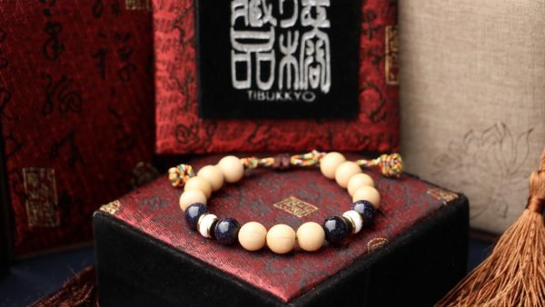 台灣德榕藏品｜新籽普通貨六道木10mm圓珠｜藍砂石｜伸縮結