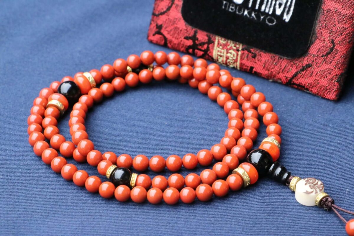 Taiwan Derong Collection｜Exquisite Persimmon Red South Red Agate 6mm 108pcs｜Original undyed obsidian｜White Jade Bodhi Root Carving Plaque｜Full of color and full of flesh