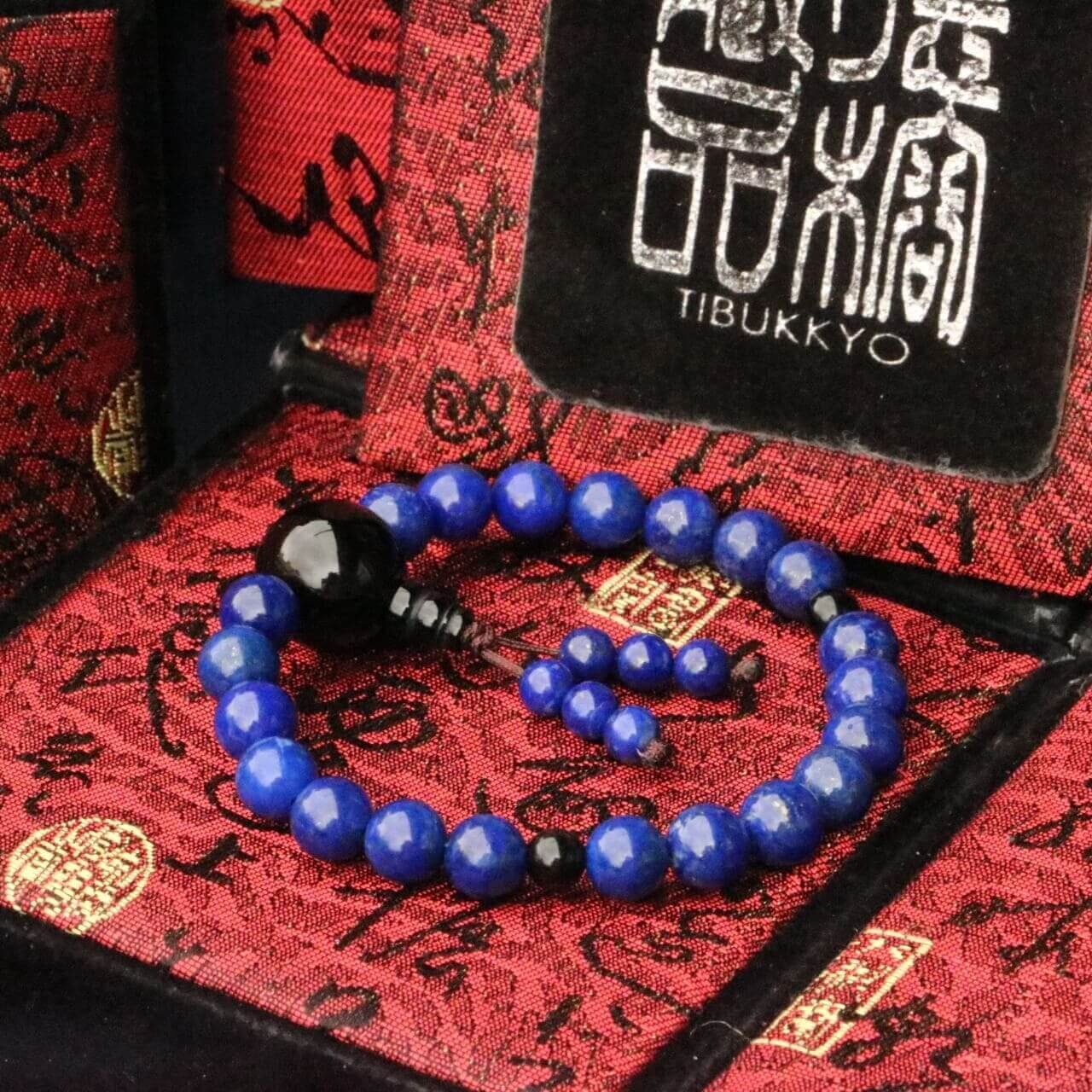 Multi-treasure hand beads】｜Original undyed lapis lazuli hand