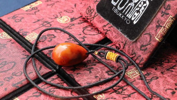 台灣德榕藏品｜原礦精品戰國紅瑪瑙水滴型吊墜｜宣化料｜戰國紅吊墜｜31.5x20.9