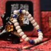Tibukkyo台灣德榕藏品｜精品星月菩提7x9mm圓珠｜原礦無染色青金石隔珠
