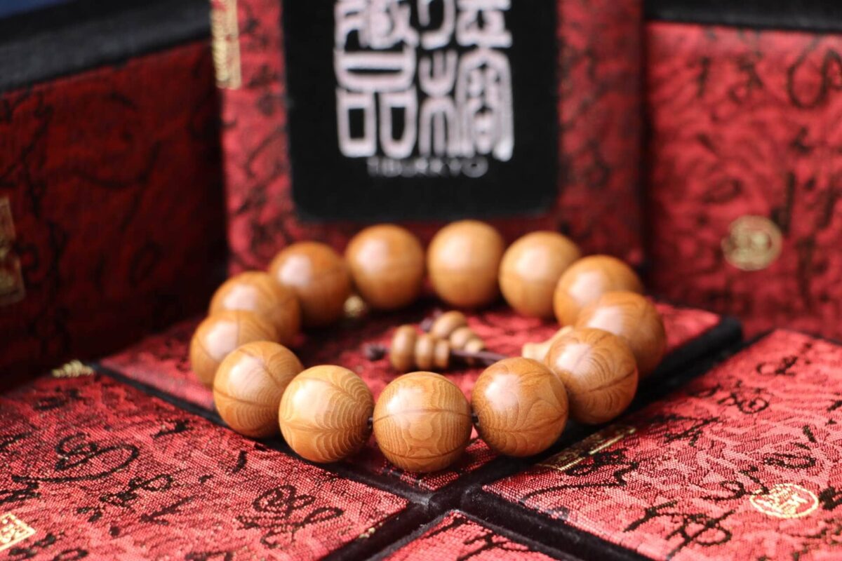TIBUKKYO Taiwan Derong Collection｜Special Seiko Old Materials Six Wooden Hand Beads 18mm Round Beads｜Hand Beads Bracelets