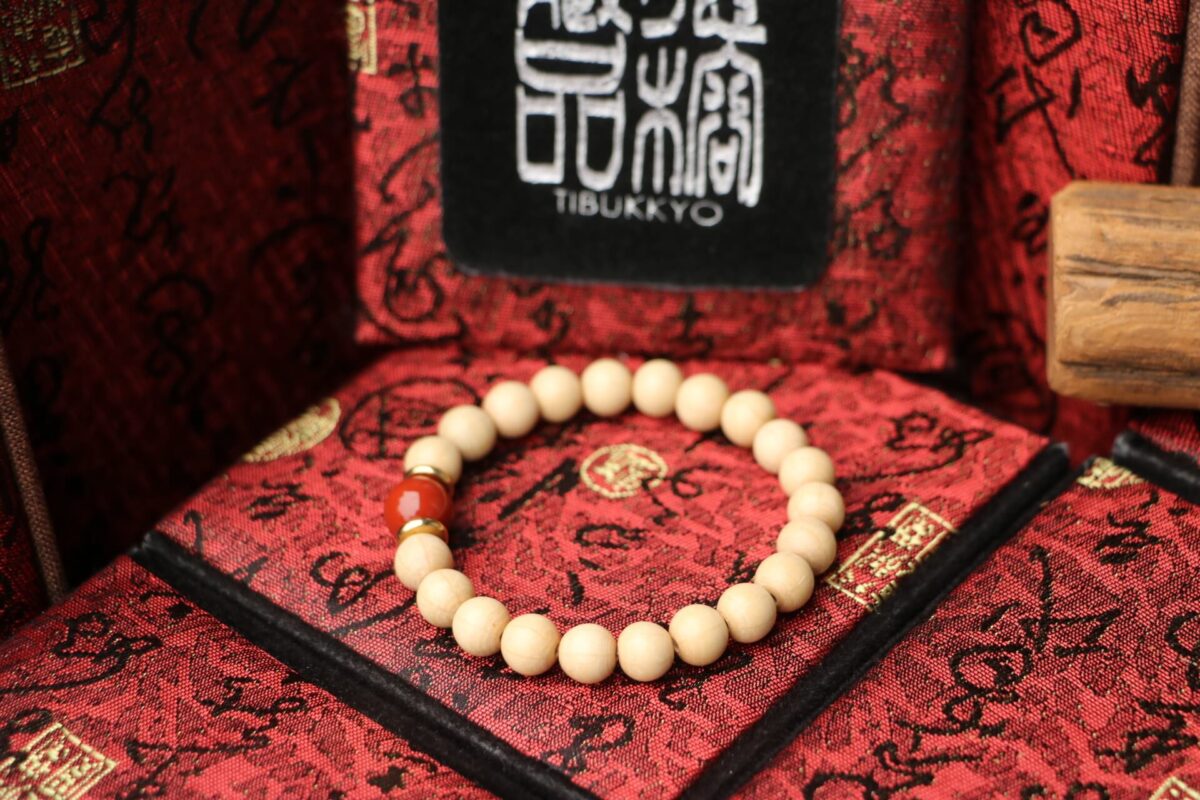 TIBUKKYO Taiwan Derong Collection｜New Seed Six Wood Hand Beads 8mm Round Beads｜Original Persimmon Red South Red Agate Beads (full of color and full of meat)