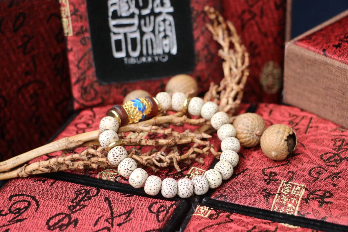 Tibukkyo Taiwan Derong Collection｜Exquisite Xingyue Bodhi 10x8mm Barrel Beads｜Brass Cloisonne Barrel Beads
