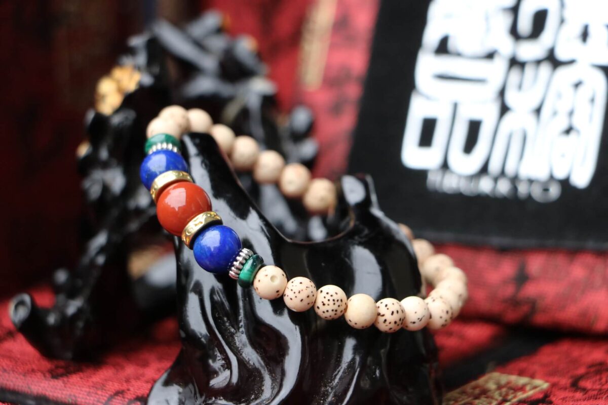 Taiwan Derong Collection｜Exquisite Xingyue Bodhi Beads 6mm｜South Red Agate｜Lapis Lazuli Beads