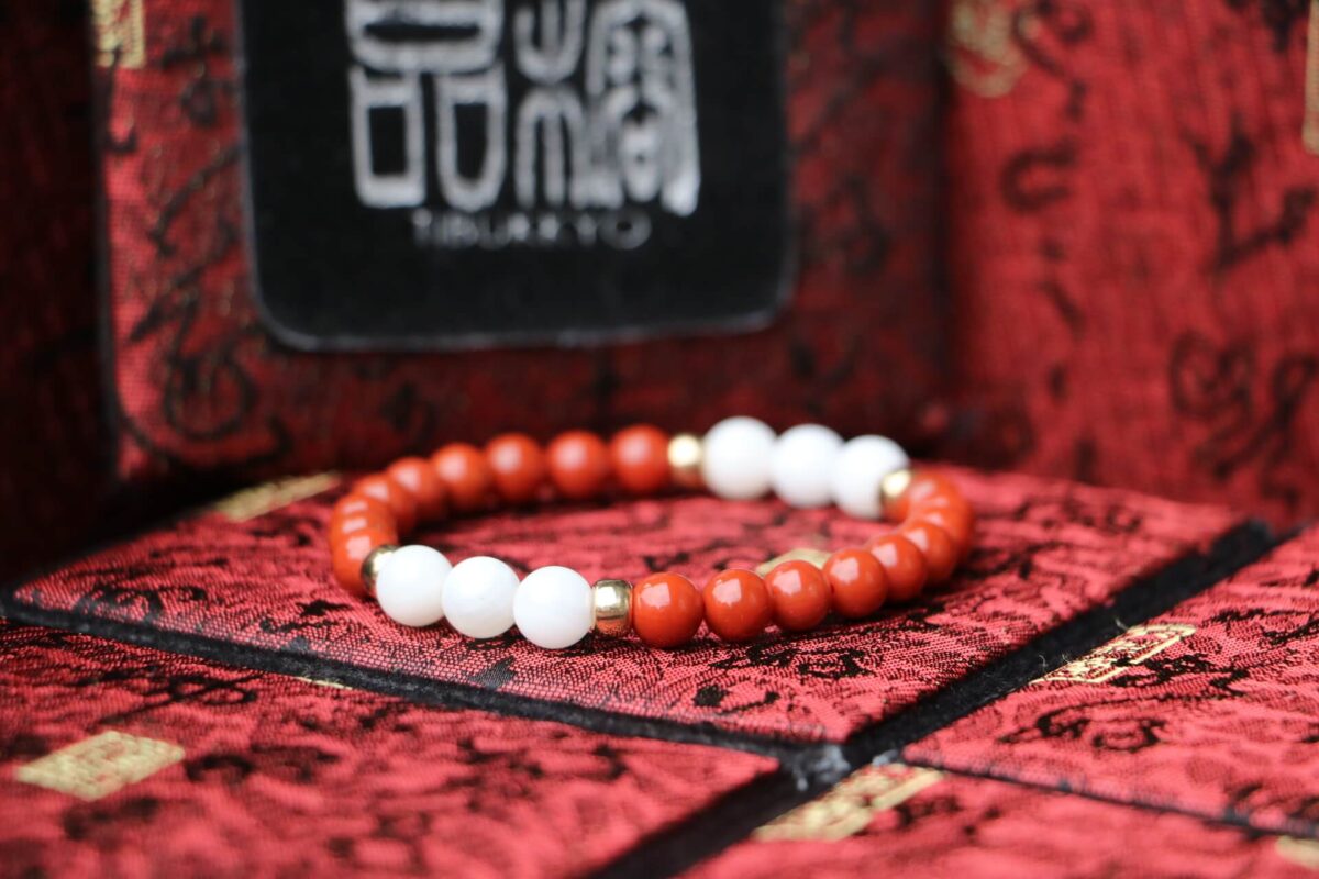 TIBUKKYO Taiwan Derong Collection｜Exquisite South Red Agate Hand Beads 6.5-7mm｜Full Colors and Meat｜Tradacna Beads