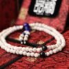 台灣德榕藏品｜星月菩提108顆6mm圓珠｜黑曜石｜藍琉璃佛頭