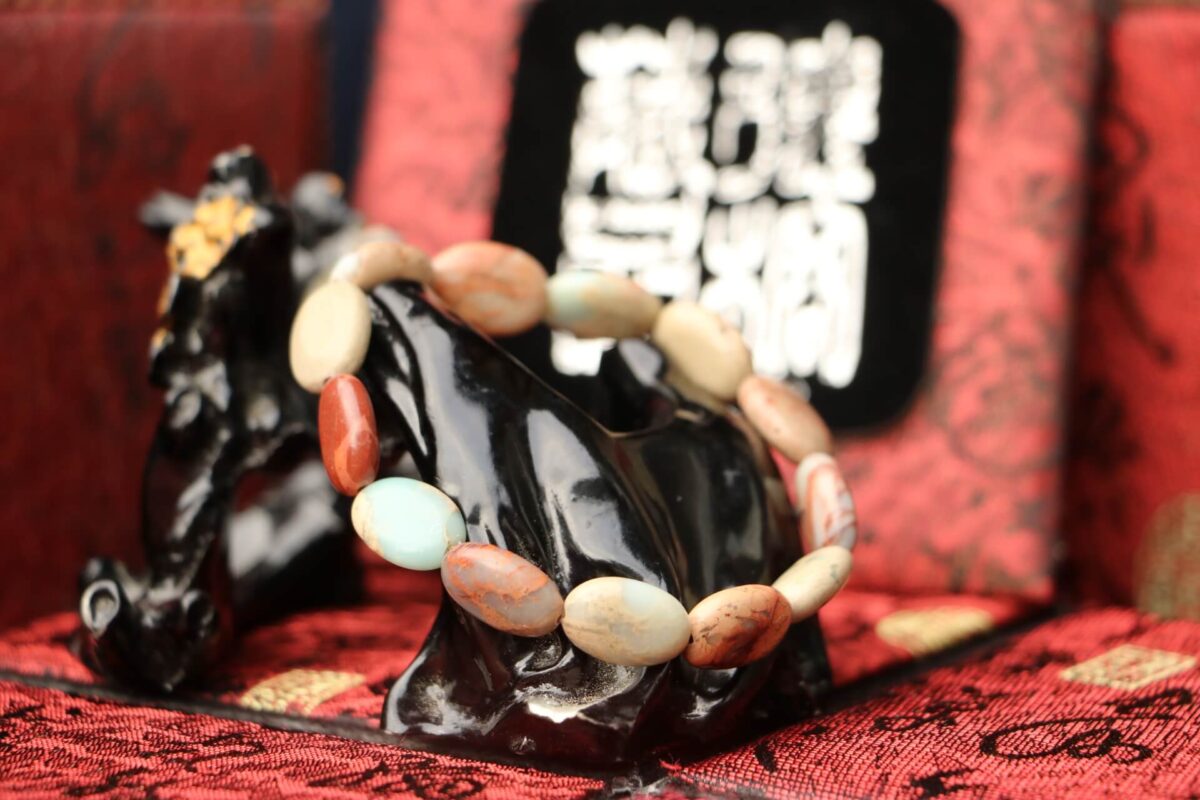 Taiwan Derong Collection｜Natural Shoushan Stone Hand Beads 14x10mm Egg Shape｜Shoushan Stone Hand Beads