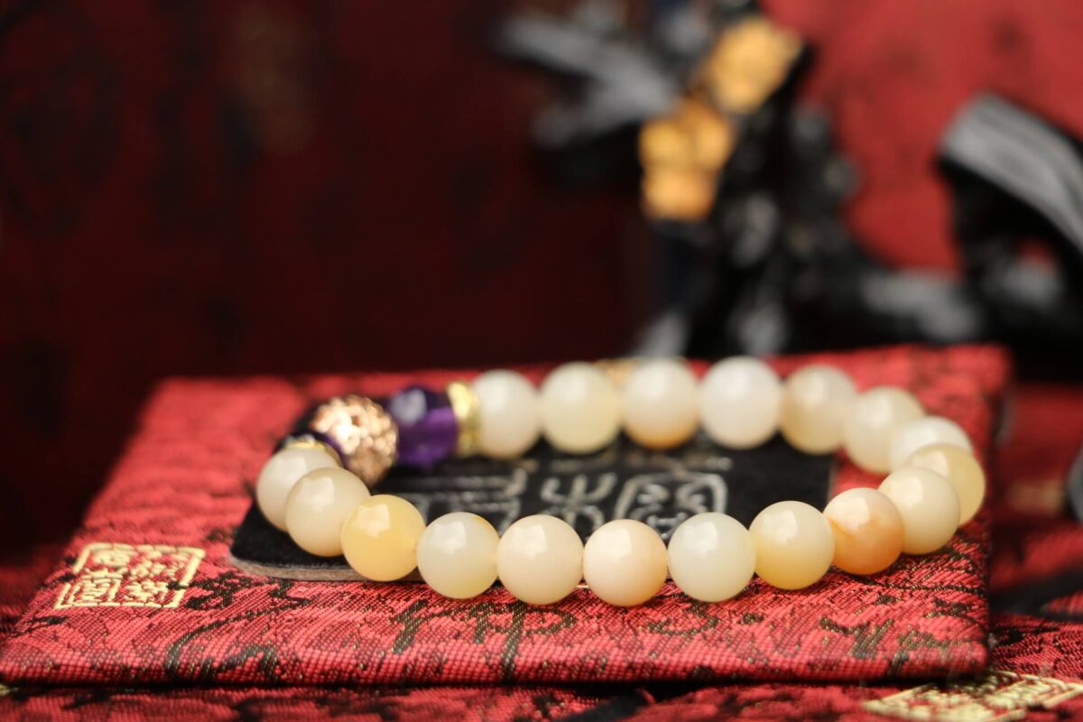 Taiwan Derong Collection｜Ice Floating Burmese Topaz Hand Beads 8mm Round Beads｜Amethyst Beads