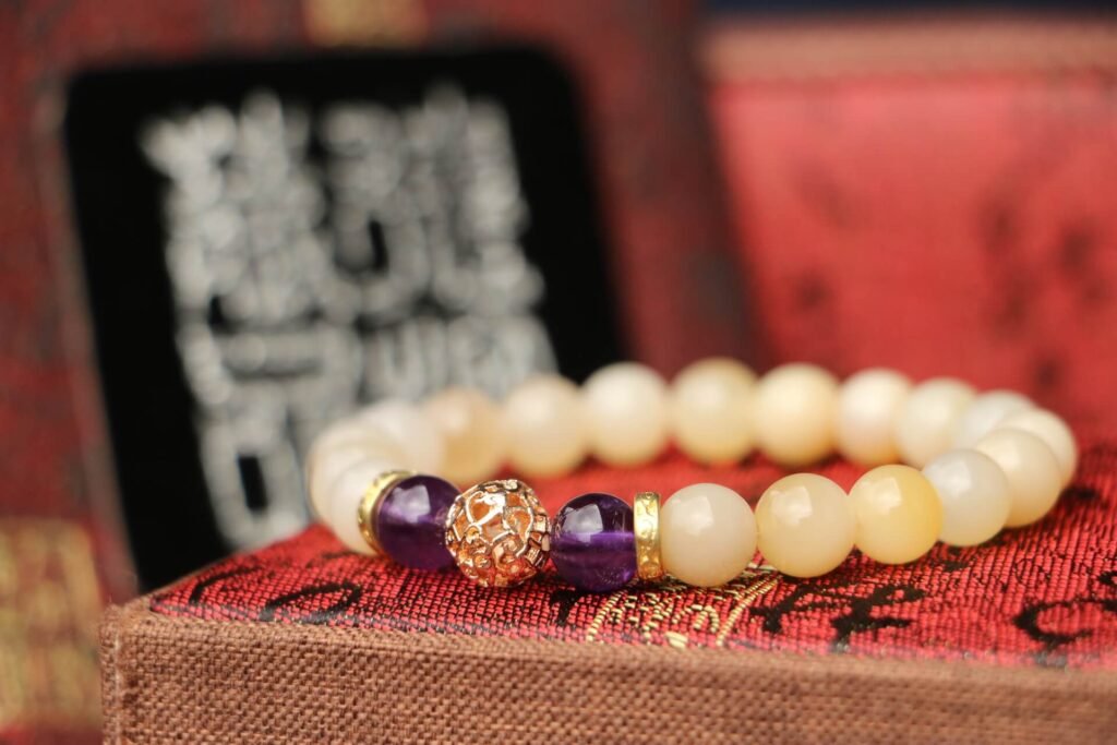 Taiwan Derong Collection｜Ice Floating Burmese Topaz Hand Beads 8mm Round Beads｜Amethyst Beads