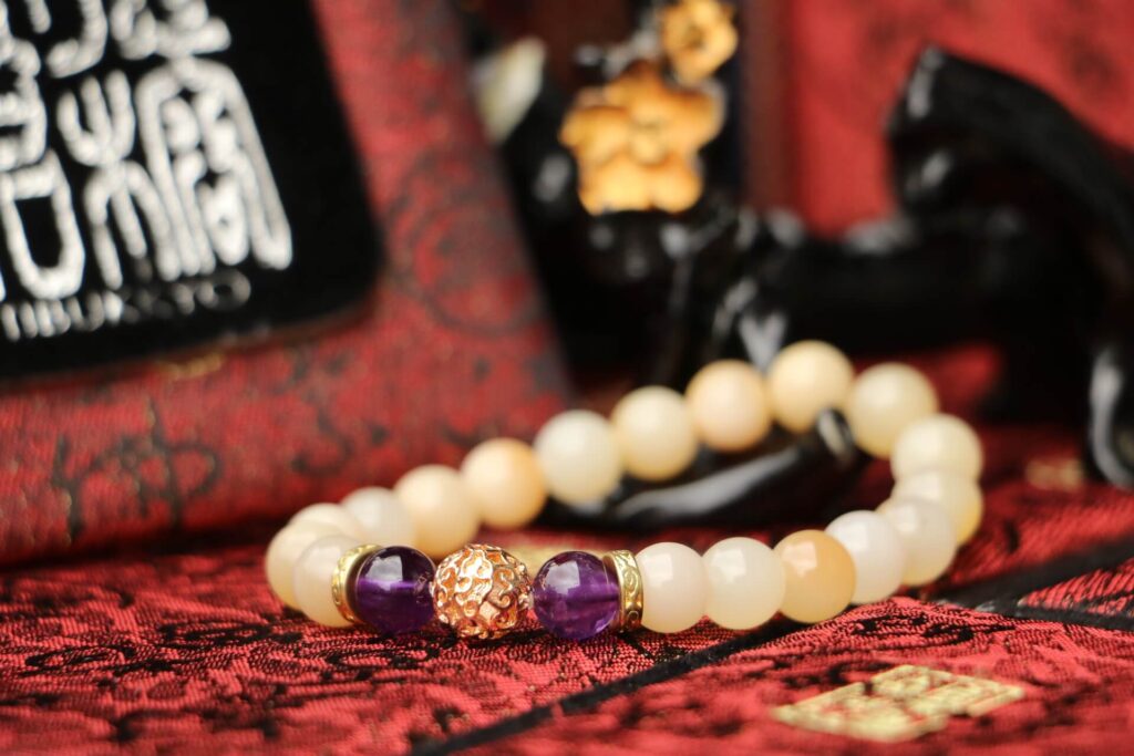 Taiwan Derong Collection｜Ice Floating Burmese Topaz Hand Beads 8mm Round Beads｜Amethyst Beads