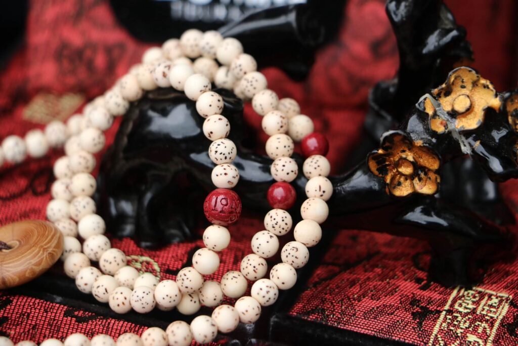 Taiwan Derong Collection｜Excellent Xingyue Bodhi 6mm round beads 108 pieces｜Cinnabar beads