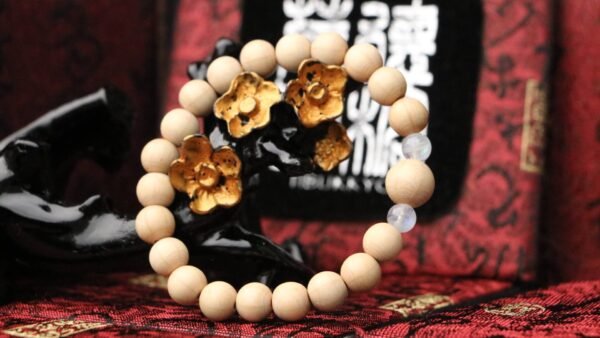 TIBUKKYO台灣德榕藏品｜新籽精工六道木降龍木8mm圓珠｜藍砂石隔珠