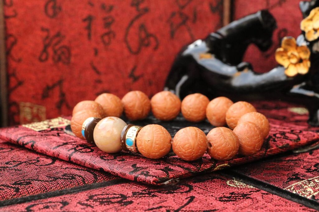 TIBUKKYO Derong Collection Nepalese orthodox phoenix-eyed bodhi hand beads｜Original salt source agate beads 14mm