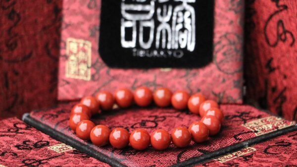 台灣德榕藏品｜精品南紅瑪瑙手珠10mm｜滿色滿肉