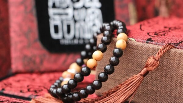 台灣德榕藏品｜精品印尼料椰蒂手珠6mm圓珠｜崖柏隔珠