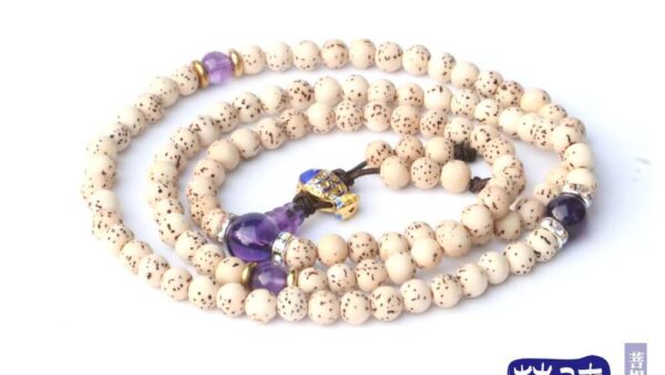 Taiwan Derong Collection｜Xingyue Bodhi 6mm round beads 108 pieces｜Natural amethyst beads