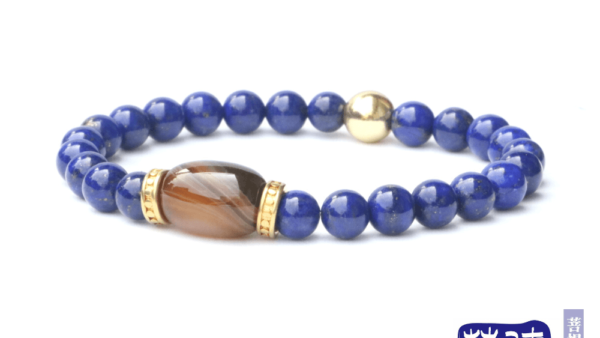 Taiwan Derong Collection｜Ore ore non-dyed lapis lazuli hand beads 6mm｜Silk agate beads