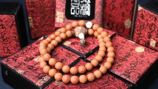TIBUKKYO Taiwan Derong Collection｜Nepal orthodox phoenix eye Bodhi hand beads 12mm｜54 pieces｜White jade Bodhi root auspicious cloud Buddha head