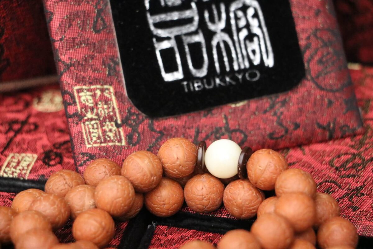 TIBUKKYO Taiwan Derong Collection｜Nepal orthodox phoenix eye Bodhi hand beads 12mm｜54 pieces｜White jade Bodhi root auspicious cloud Buddha head