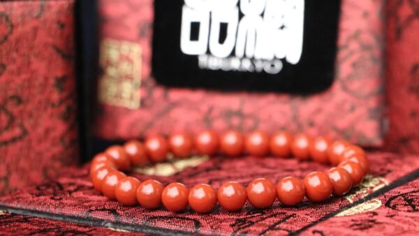 台灣德榕藏品｜精品南紅瑪瑙手珠8mm 27顆｜滿色滿肉