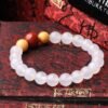 TIBUKKYO台灣德榕藏品｜原礦白瑪瑙手珠8mm圓珠｜瑪瑙手串｜白玉髓｜White Agate