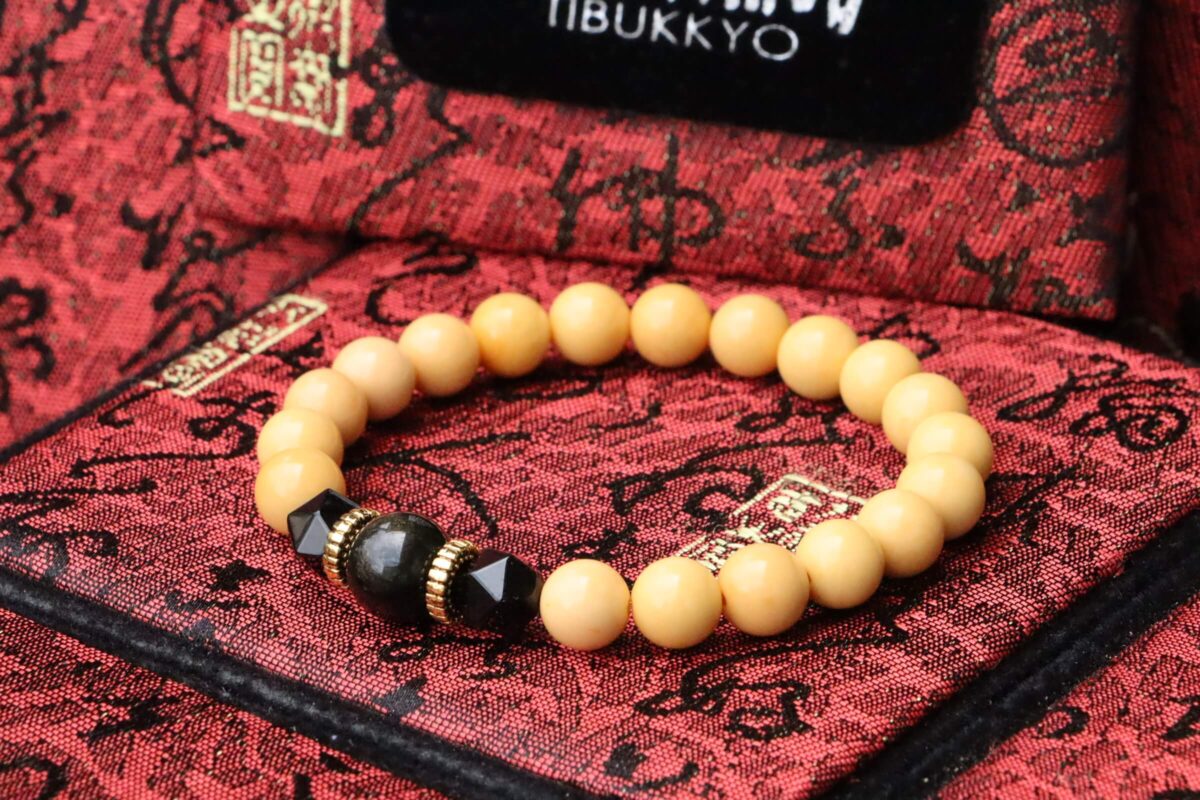 Taiwan Derong Collection｜Exquisite egg yolk Myanmar topaz hand beads 8mm round beads｜There is a process of discoloration