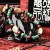 台灣德榕藏品｜原礦無染色孔雀石6mm圓珠｜紅虎眼石｜壽山石隔珠
