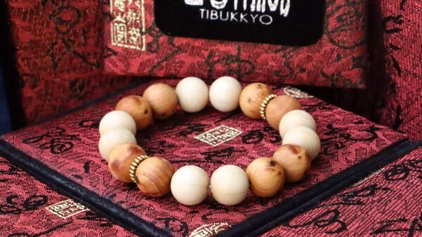 台灣德榕藏品｜太行崖柏手珠12mm圓珠｜新籽六道木隔珠