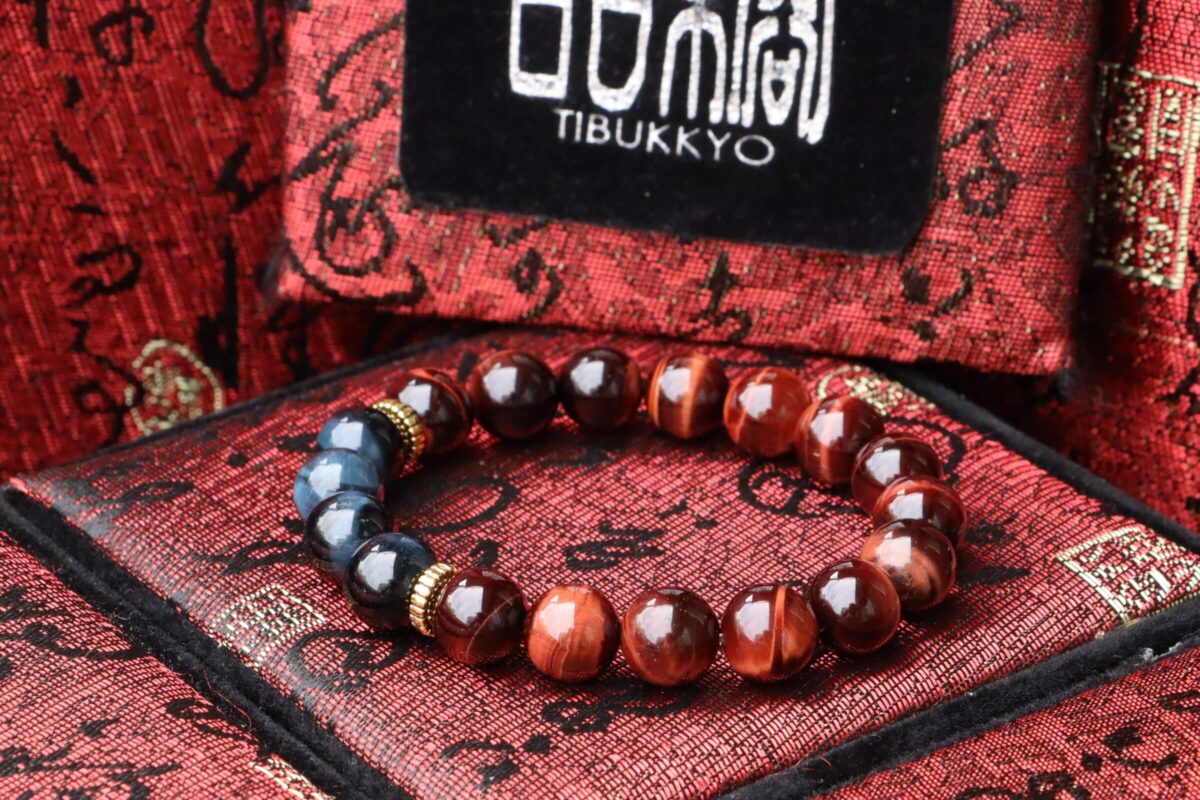 Taiwan Derong Collection｜Original undyed blue tiger eye stone hand beads 10mm｜Carnelian beads