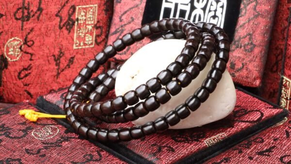 台灣德榕藏品｜精品印尼料椰蒂念珠 6x7mm直桶 108顆