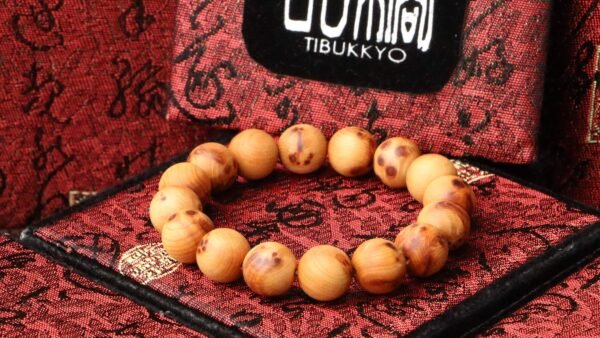 台灣德榕藏品｜太行崖柏手珠 12mm｜帶瘤花